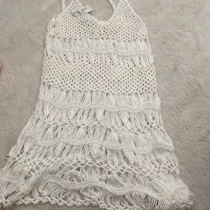 Fashion Q beach knit cover up